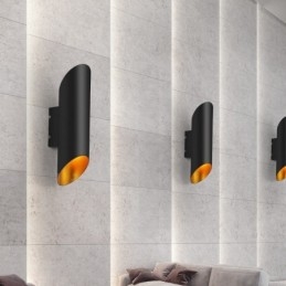 Lámparas de pared modernas y contemporáneas de aleación de aluminio con montaje empotrado