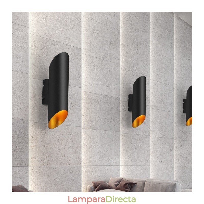 Lámparas de pared modernas y contemporáneas de aleación de aluminio con montaje empotrado