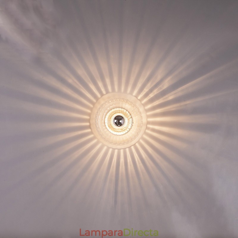 Apliques de pared con bombillas sin sombras, luz de techo moderna y contemporánea