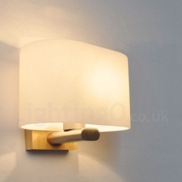 Lámpara de pared moderna y contemporánea de madera y acero inoxidable con pantalla de vidrio para pasillo, bar, cafetería, dormitorio, estudio, loft, polea.