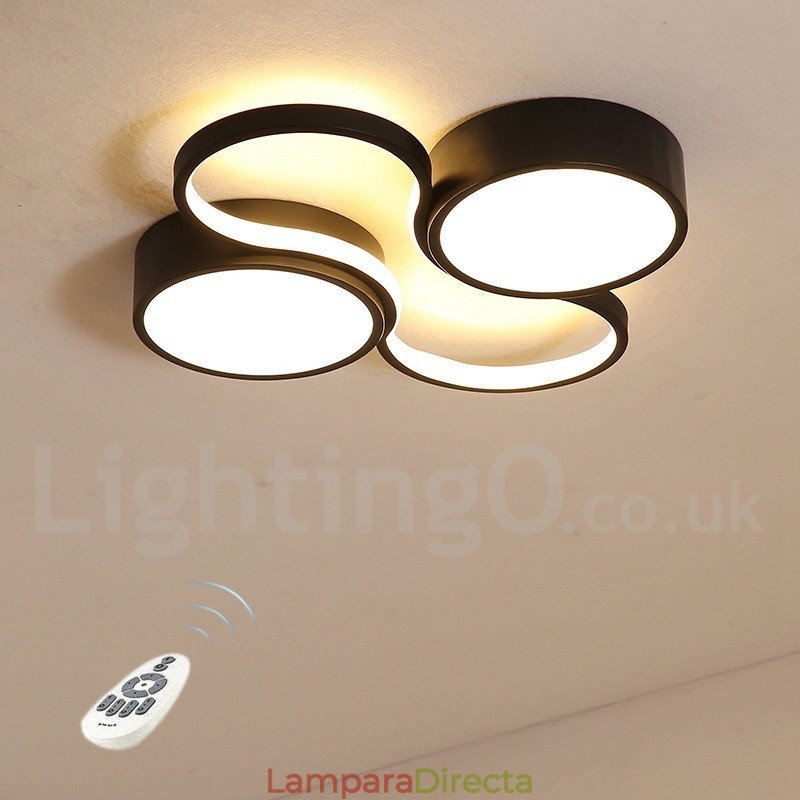 Lámpara de techo de aluminio moderna y contemporánea regulable, lámpara empotrada para sala de estar y dormitorio. También se puede usar como luz de pared.