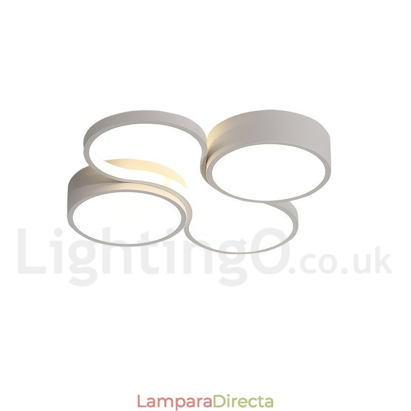 Lámpara de techo de aluminio moderna y contemporánea regulable, lámpara empotrada para sala de estar y dormitorio. También se puede usar como luz de pared.