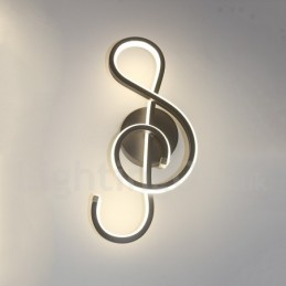 Aplique de pared moderno y contemporáneo, diseño de 220 V ~ 240 V, 100 V ~ 120 V, ideal para dormitorio, sala de exposición, sala de estar, comedor.
