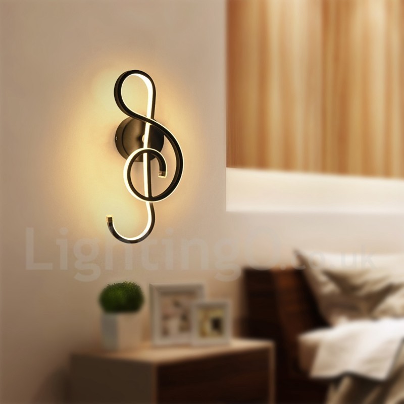 Aplique de pared moderno y contemporáneo, diseño de 220 V ~ 240 V, 100 V ~ 120 V, ideal para dormitorio, sala de exposición, sala de estar, comedor.
