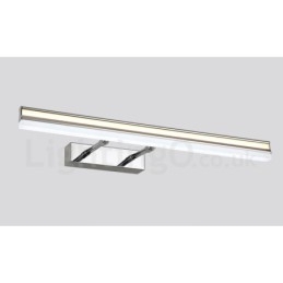 Lámpara de espejo IP44 para baño, luces de pared arriba y abajo con pantalla acrílica, iluminación de maquillaje