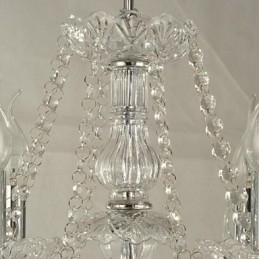 Lámpara de araña de cristal contemporánea moderna