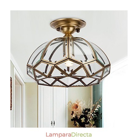 Lámpara de techo de cobre con diseño decorativo contemporáneo moderno Lámpara de techo de cobre con diseño decorativo contemporáneo moderno