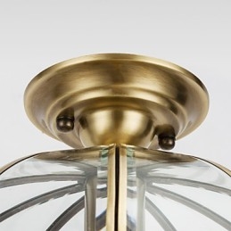 Lámpara de techo de cobre con diseño decorativo contemporáneo moderno