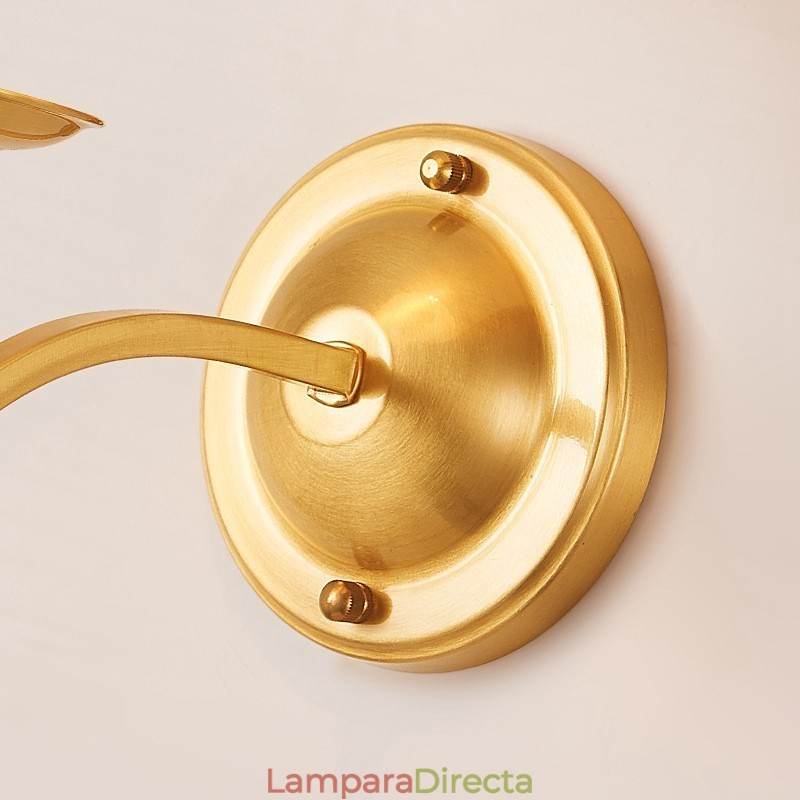 Lámpara de pared de latón puro, lujosa, rústica, retro, vintage, de 1 luz, con vela y pantalla de tela, ideal para habitaciones de hotel, salas de exposición, salas de estar y comedores.