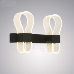 Lámpara de pared moderna con pantallas acrílicas para dormitorio, pasillo y sala de estar.
