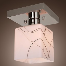 Lámpara empotrada moderna de metal galvanizado estilo mini contemporáneo