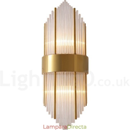 Lámpara de pared de cristal K9 de lujo moderna con pantalla de cristal Lámpara de pared de cristal K9 de lujo moderna con pantalla de cristal
