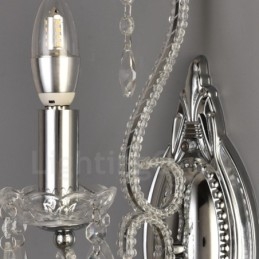 Aplique de pared de cristal estilo americano, 1 luz, dorado y negro, para sala de estar, comedor, tienda de ropa, cafetería, hotel.