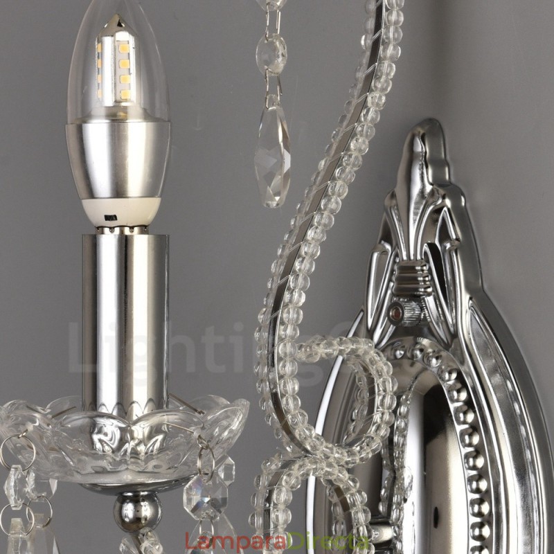 Aplique de pared de cristal estilo americano, 1 luz, dorado y negro, para sala de estar, comedor, tienda de ropa, cafetería, hotel.