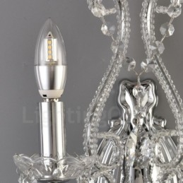 Aplique de pared de cristal estilo americano, de 2 luces, dorado y negro, para sala de estar, comedor, tienda de ropa, cafetería, hotel.