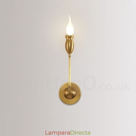 Lámpara de pared de latón puro, lujosa, rústica, retro, vintage, con 1 luz, ideal para hotel, dormitorio, sala de exposición, sala de estar y comedor. Lámpara de pared de latón puro, lujosa, rústica, retro, vintage, con 1 luz, ideal para hotel, dormitorio, sala de exposición, sala de estar y comedor.