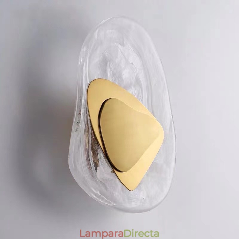 Apliques de pared de cristal nórdico para sala de estar, estudio, dormitorio, mesita de noche, pasillo, fondo de sala de estar, luz de pared