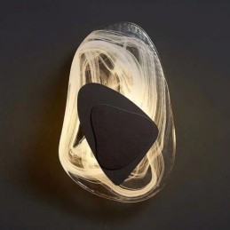 Apliques de pared de cristal nórdico para sala de estar, estudio, dormitorio, mesita de noche, pasillo, fondo de sala de estar, luz de pared