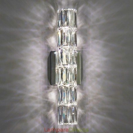Lámpara de pared para sala de estar, lámpara de lujo sencilla para dormitorio, lámpara de noche, vestíbulo de hotel, pasillo, villa, proyecto, apliques de pared de cristal de acero inoxidable Lámpara de pared para sala de estar, lámpara de lujo sencilla para dormitorio, lámpara de noche, vestíbulo de hotel, pasillo, villa, proyecto, apliques de pared de cristal de acero inoxidable