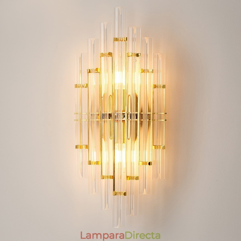 Lámpara de pared de cristal de lujo para hotel, estilo posmoderno, con personalidad, para sala de estar, pasillo, entrada, fondo, dormitorio, mesita de noche, apliques decorativos.