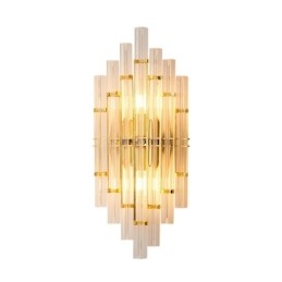 Lámpara de pared de cristal de lujo para hotel, estilo posmoderno, con personalidad, para sala de estar, pasillo, entrada, fondo, dormitorio, mesita de noche, apliques decorativos.
