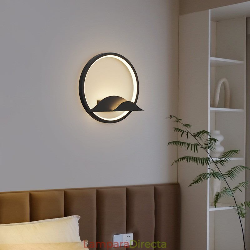 Apliques de pared nórdicos para pasillo, escalera y mesita de noche en interiores