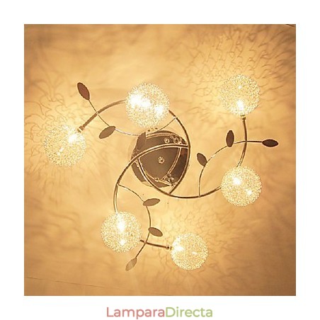 Lámpara empotrada moderna contemporánea de cristal galvanizado Lámpara empotrada moderna contemporánea de cristal galvanizado