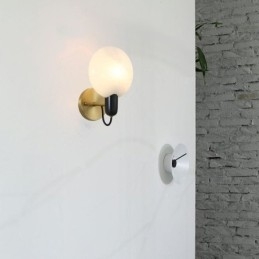 Lámpara de pared de mármol, aplique de pared para pasillo, habitación, baño, luces de pared
