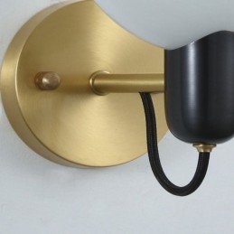 Lámpara de pared de mármol, aplique de pared para pasillo, habitación, baño, luces de pared