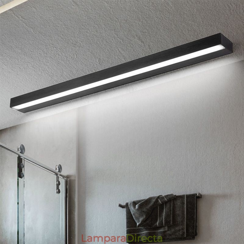 Lámpara de pared con espejo frontal moderno, lámpara de acrílico para baño, iluminación de maquillaje