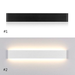 Aplique moderno de espejo para pasillo, luz frontal de acrílico