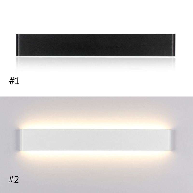 Aplique moderno de espejo para pasillo, luz frontal de acrílico