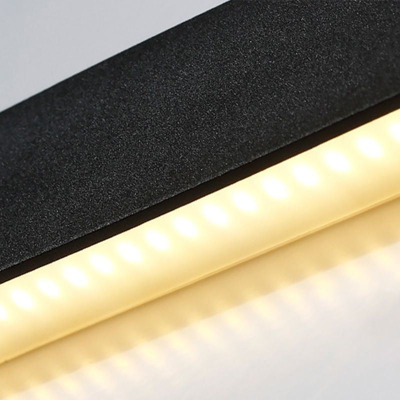 Aplique moderno de espejo para pasillo, luz frontal de acrílico