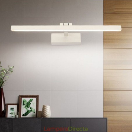 Lámpara de pared con espejo frontal de estilo nórdico con ángulo ajustable para baño Lámpara de pared con espejo frontal de estilo nórdico con ángulo ajustable para baño