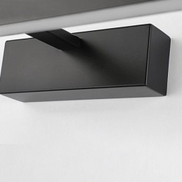 Lámpara de pared con espejo frontal de estilo nórdico con ángulo ajustable para baño