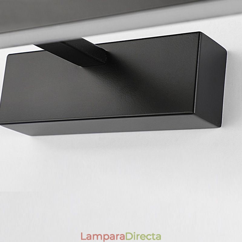 Lámpara de pared con espejo frontal de estilo nórdico con ángulo ajustable para baño