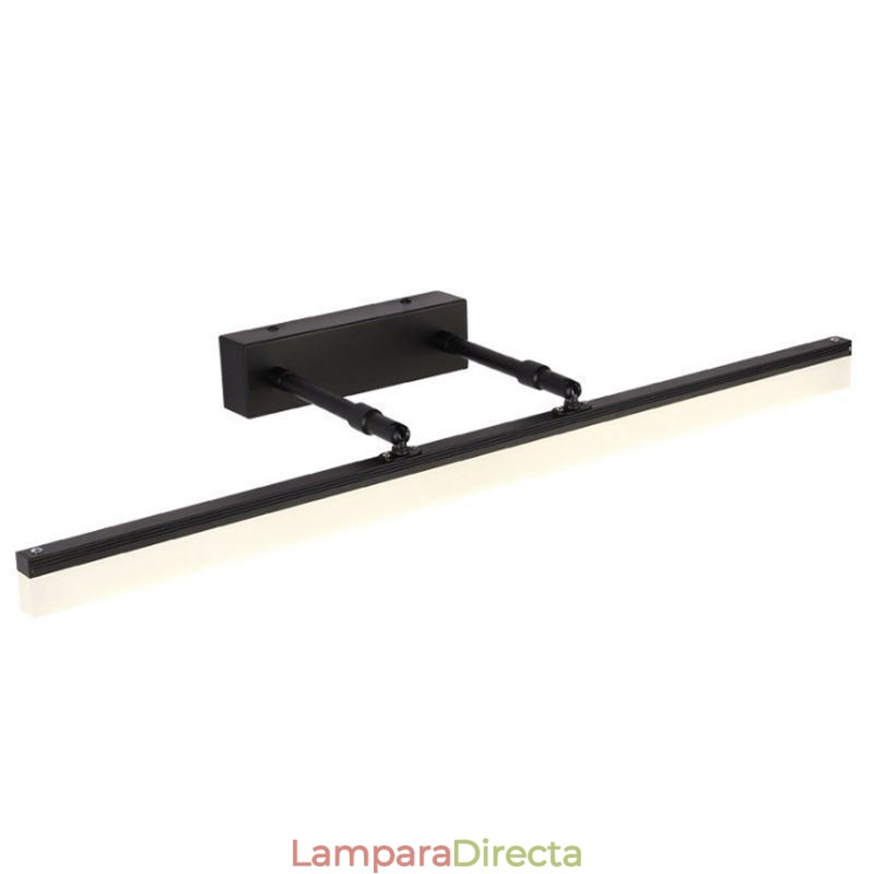 Lámpara de pared extensible de acrílico con luz frontal para espejo, para baño y pasillo