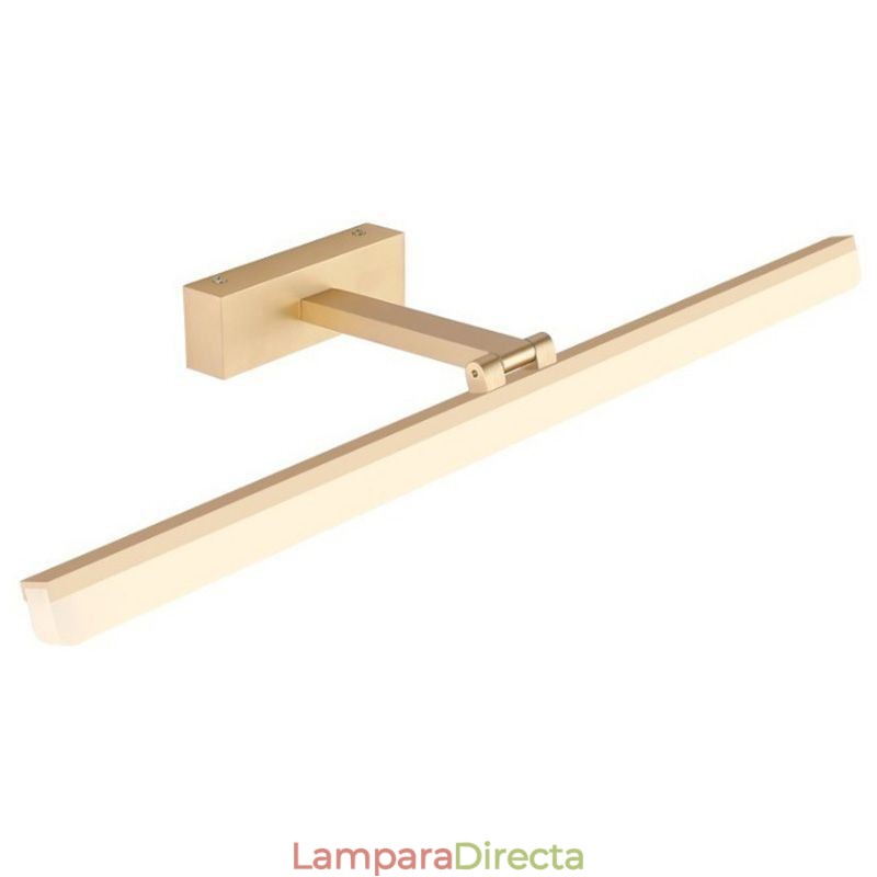 Lámpara de pared moderna con espejo frontal para baño