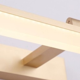 Lámpara de pared moderna con espejo frontal para baño
