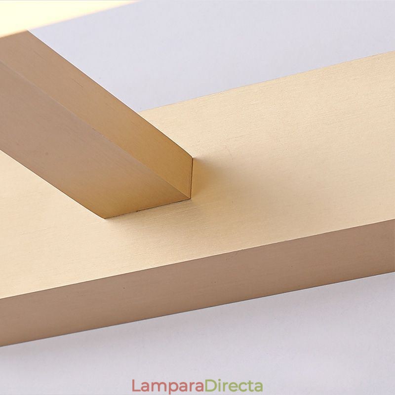 Lámpara de pared moderna con espejo frontal para baño