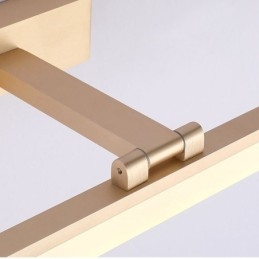 Lámpara de pared moderna con espejo frontal para baño