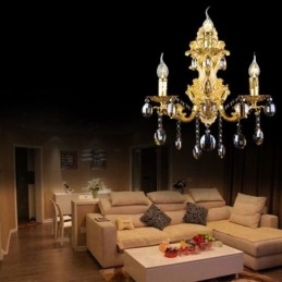 Lámpara de pared de moda europea, aplique de pared de cristal de lujo, iluminación