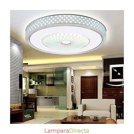 Lámpara de cristal romántica con luz de cúpula circular Lámpara de cristal romántica con luz de cúpula circular