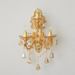 Lámpara de pared de lujo, elegante aplique de pared, lámpara decorativa, iluminación de noche