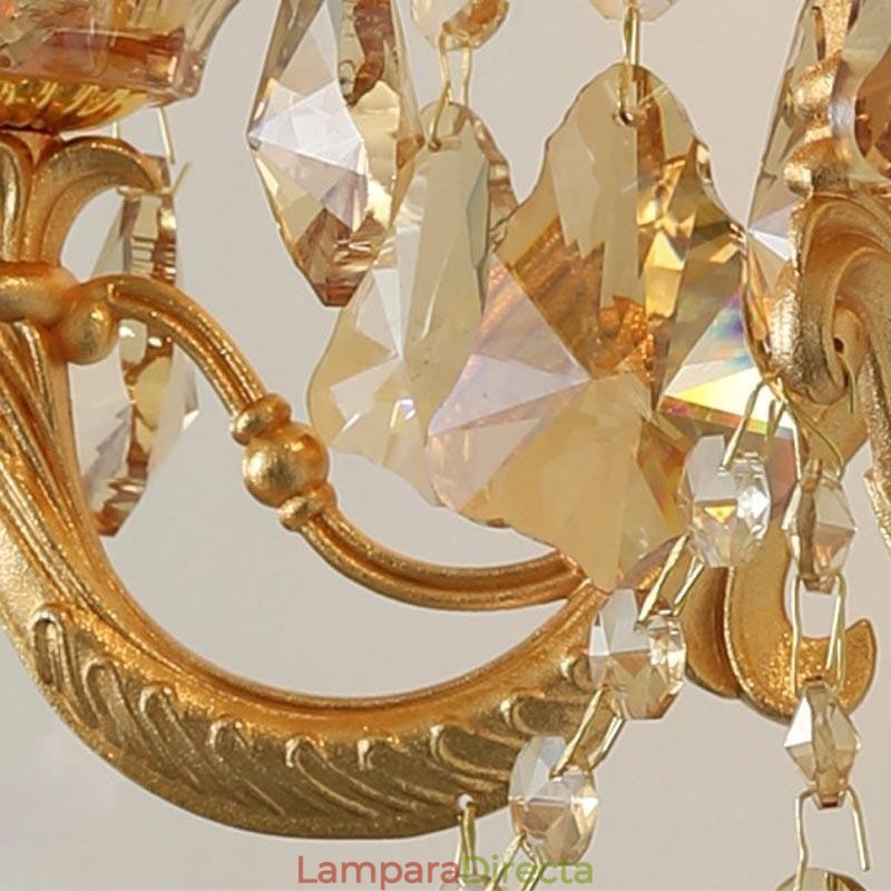Lámpara de pared de lujo, elegante aplique de pared, lámpara decorativa, iluminación de noche
