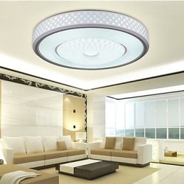 Lámpara de cristal romántica con luz de cúpula circular