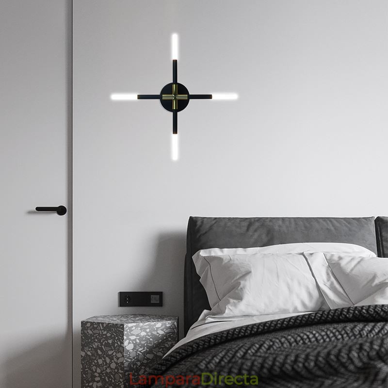Aplique de pared moderno minimalista blanco cálido creativo
