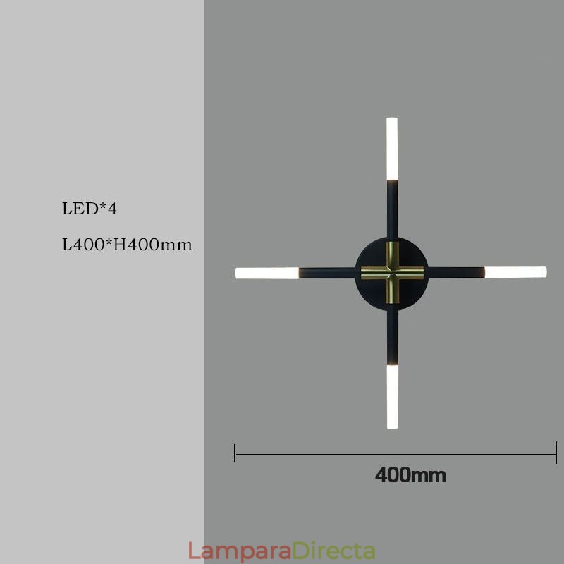 Aplique de pared moderno minimalista blanco cálido creativo