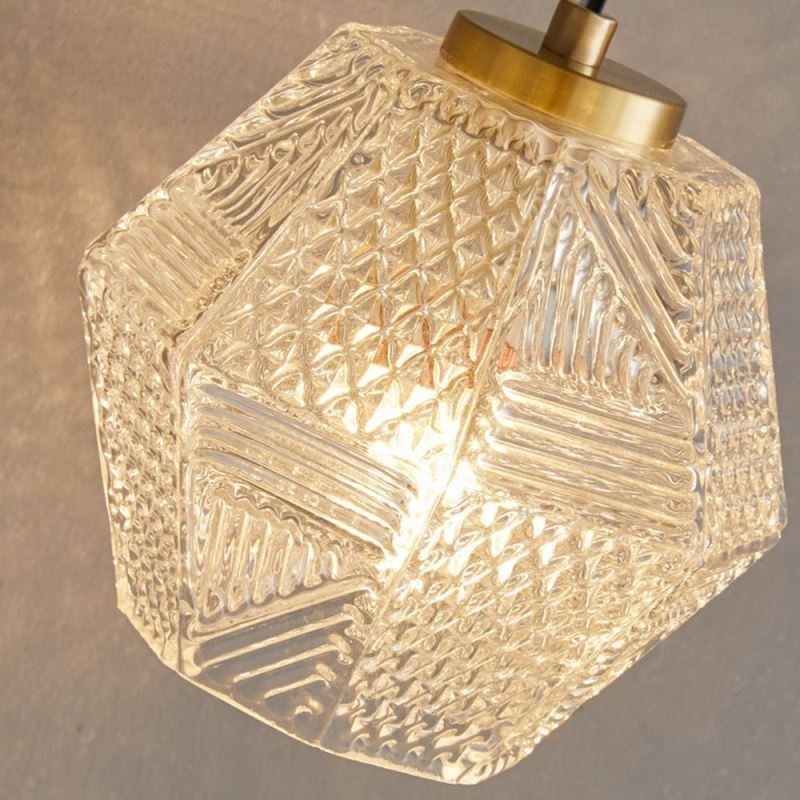 Lámpara de pared moderna con aplique de cristal creativo