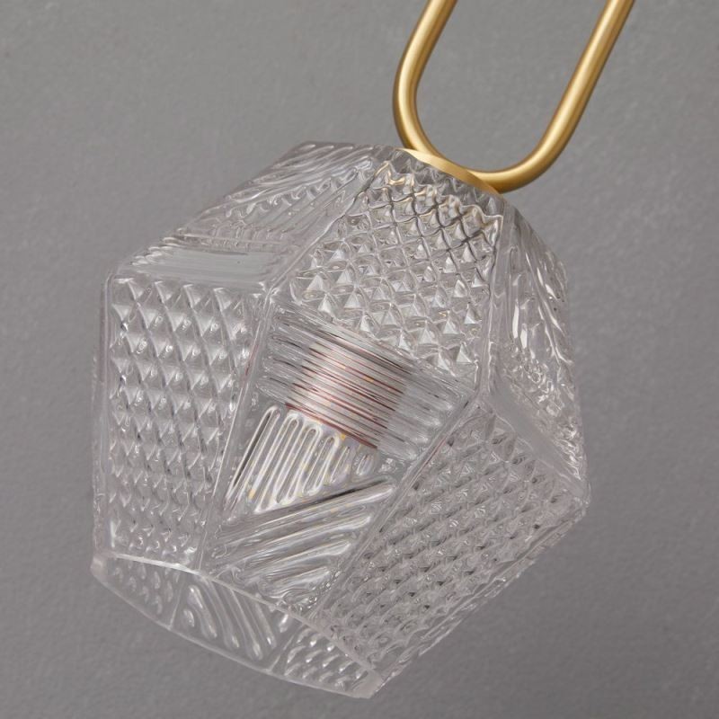 Lámpara de pared moderna con aplique de cristal creativo